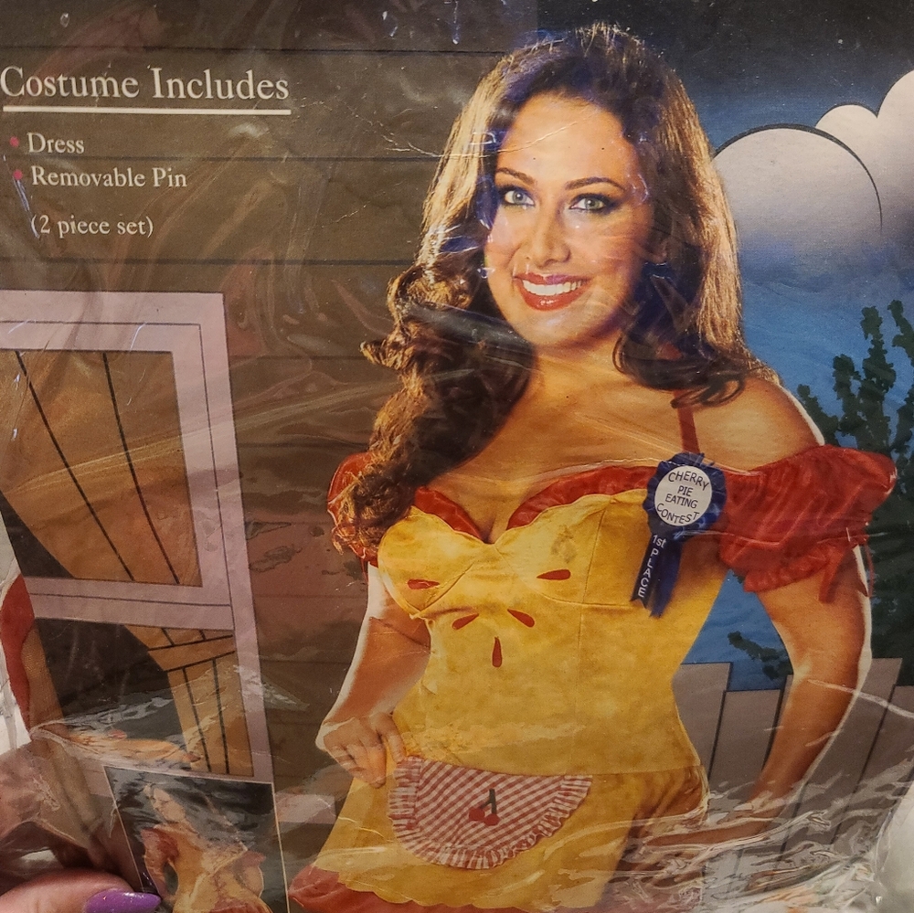 Hot cherry pie Costume. 3x
